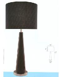 Rekha Table Lamp - Black BLK